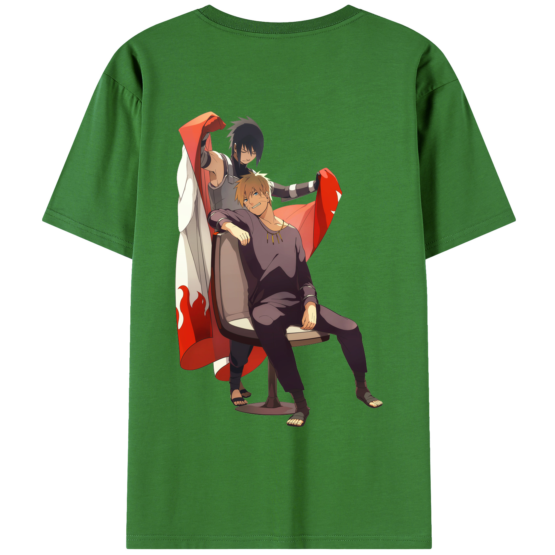 （画像用） NARUTO -ナルト- うずまき ナルト Uzumaki Naruto レディース半袖Tシャツ(バックプリント)
